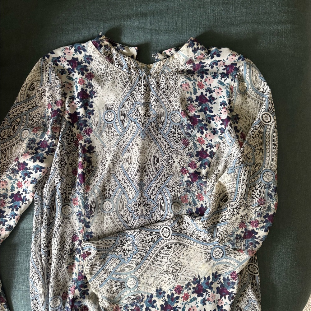 Speechless Blue and Purple Floral Dress